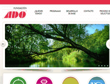 Tablet Screenshot of fundacionado.org.mx